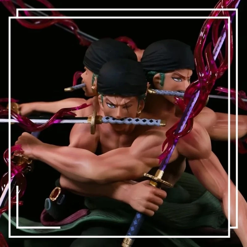 ฟิกเกอร์อนิเมะ POPMAX ซันจิ ลูฟี่ ของแท้ รุ่น GK โมเดลการ์ตูนญี่ปุ่น ของตกแต่ง อาราชูโร สามหัว หกแขน