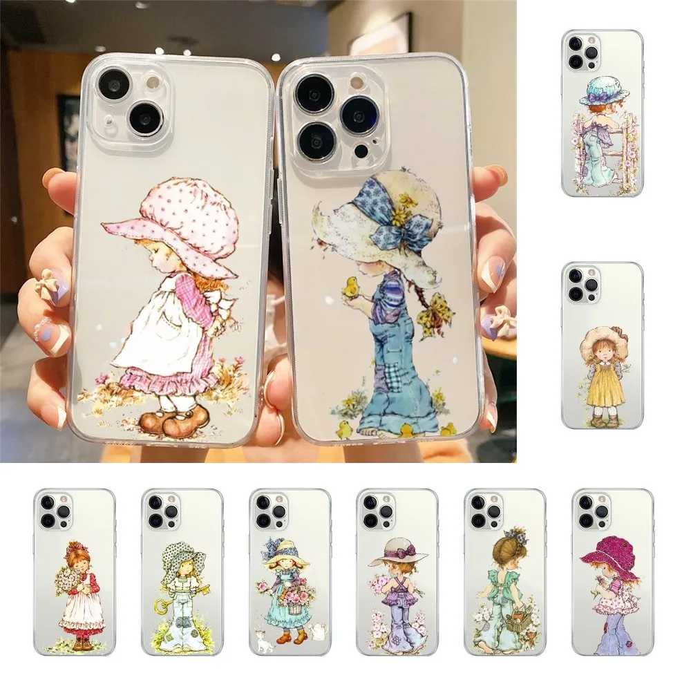 

S-sarah K-kay L-little Phone Case For Iphone 15 11 13 14 Pro Max 7 8 Plus X Xr Xs Max 16pro 12mini Transparent Cover