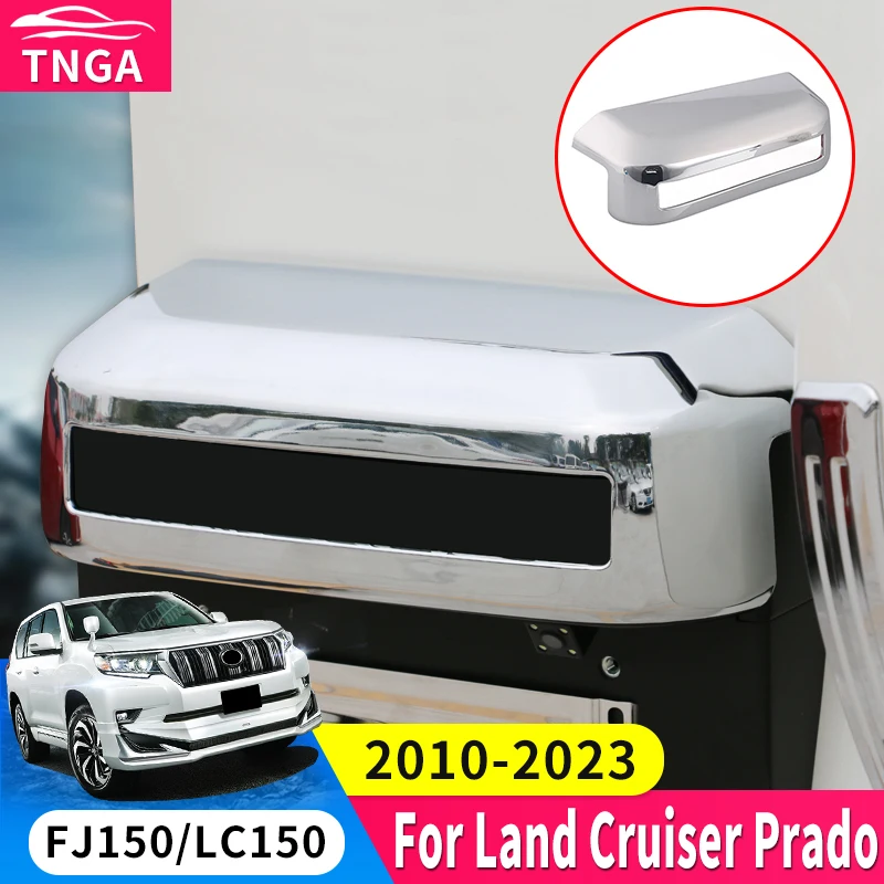 For 2010-2023 Toyota Land Cruiser Prado 150 Lc150 Fj150 2022 2021 Exterior Modification Accessories Rear License Plate Top Cover