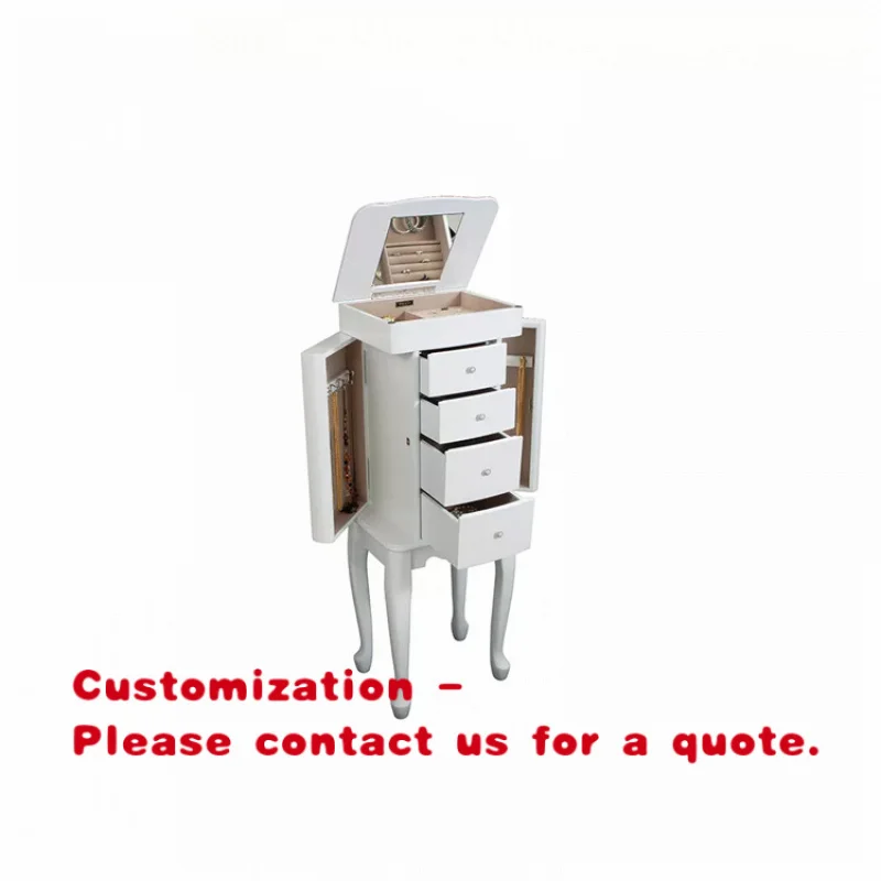 

Классический французский дизайн, многофункциональный деревянный шкаф для украшений