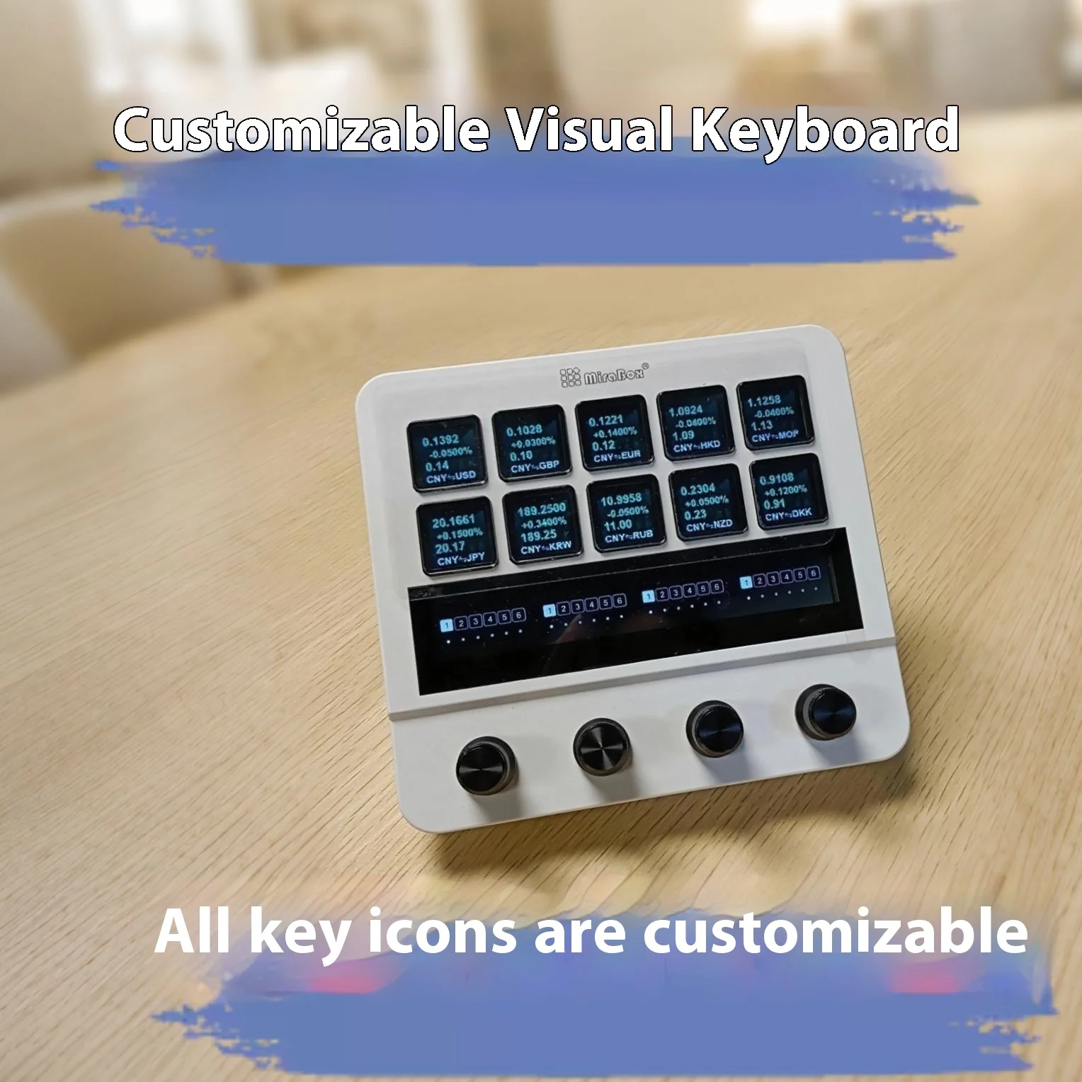 

N4 Visual Custom Keyboard for Foreign Trade/Stream Dock/Macro Keyboard/Customized Keyboard AI Keyboard