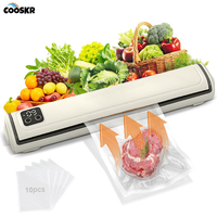 Electric Vacuum Sealer Automatic Food Vacuum Sealer With 10pcs Vacuum Bags Small Portable Household Vacuum Food Sealing Machine