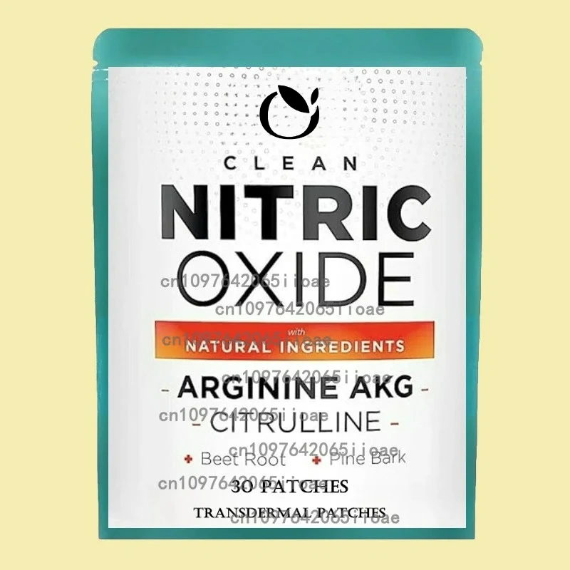 30 Patches Nitric Oxide Booster Transdermal Patches, Performance Formula for Stamina & Endurance