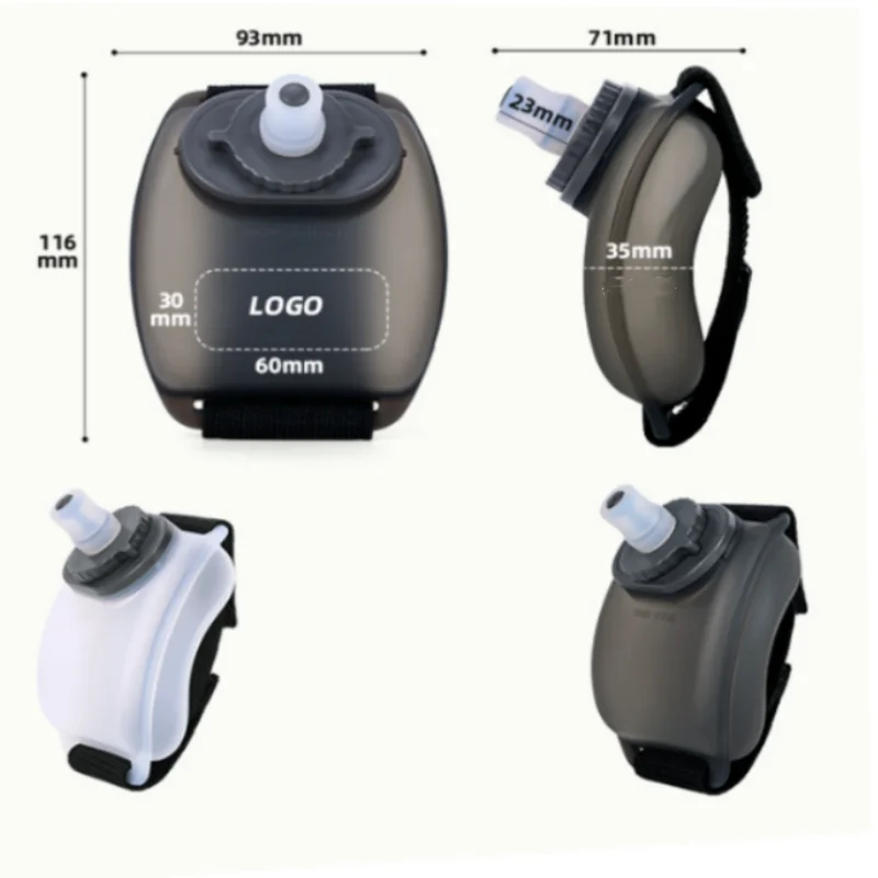ISURE MARINE 200ml Wrist Sports Water Bottle Portable Outdoor Water Bottle Cycling Fitness Running Mini  Water Bottle