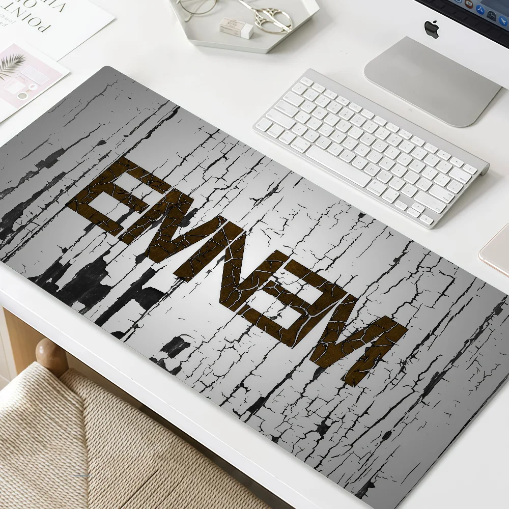 E-Eminem Mauspad, Rapper, cooles Mauspad, Sänger, rutschfest, mit Lockedge, für Büro, Studenten, Gaming, verdicktes großes Schreibpad, Kissen