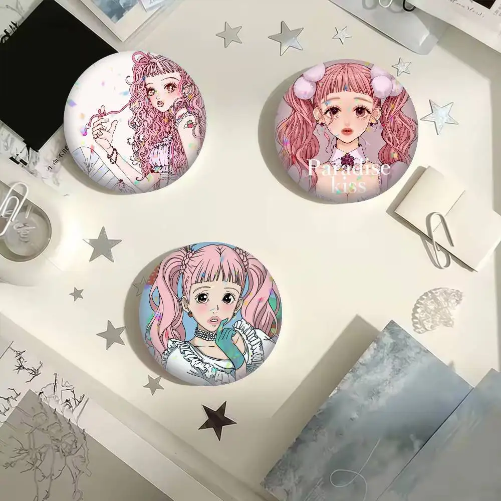 Anime Miwako P-Paradise K-Kiss  25mm 32mm 44mm 58mm 75mm Brooches Badges Pins for Accessories Gift