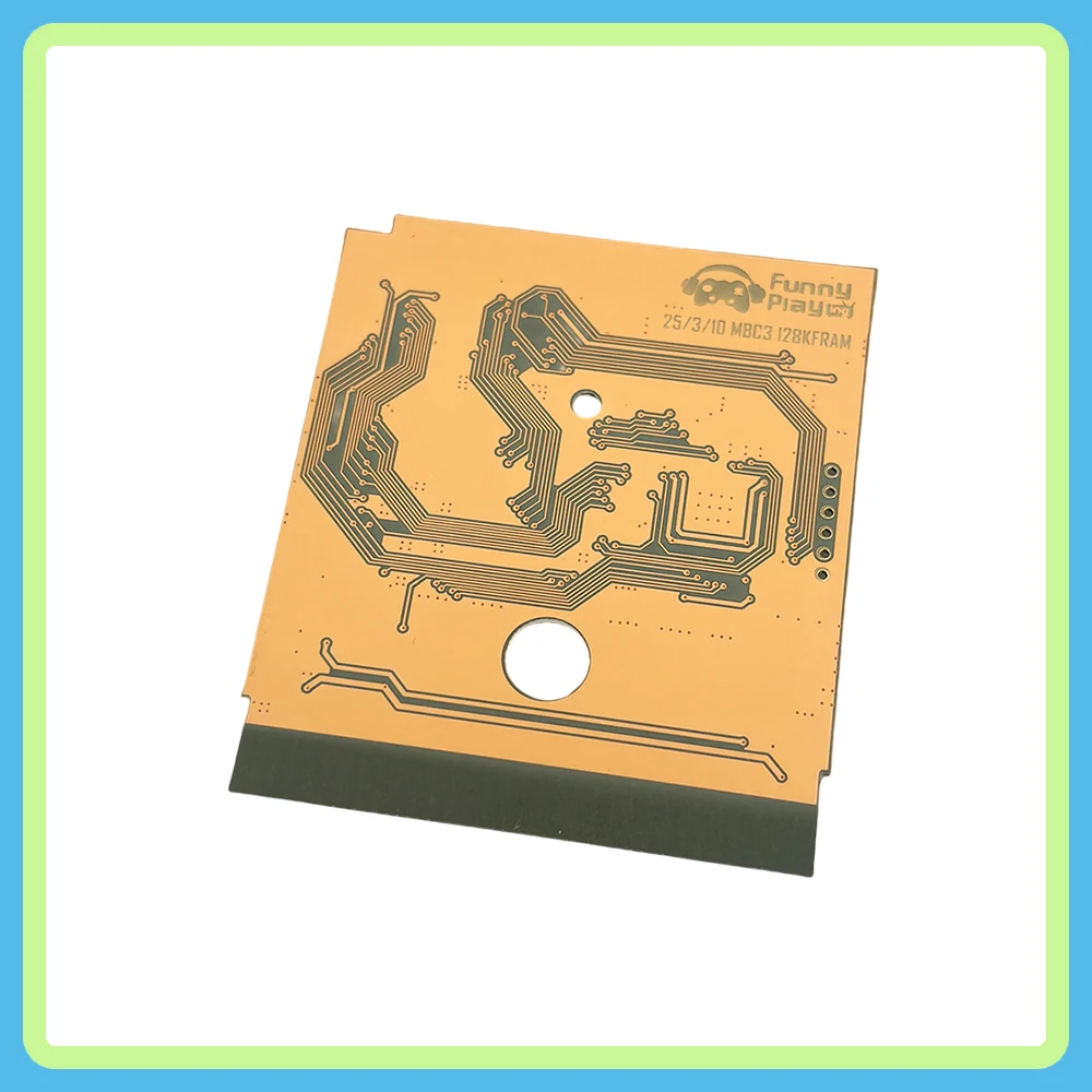MBC3 RTC FunnyPlaying MidNight Trace GB/GBC عربة فلاش 8 ميجابايت فلاش 64 كيلو بايت فرام بطاقة بطارية قابلة للاستبدال لـ GameBoy GameBoy Color