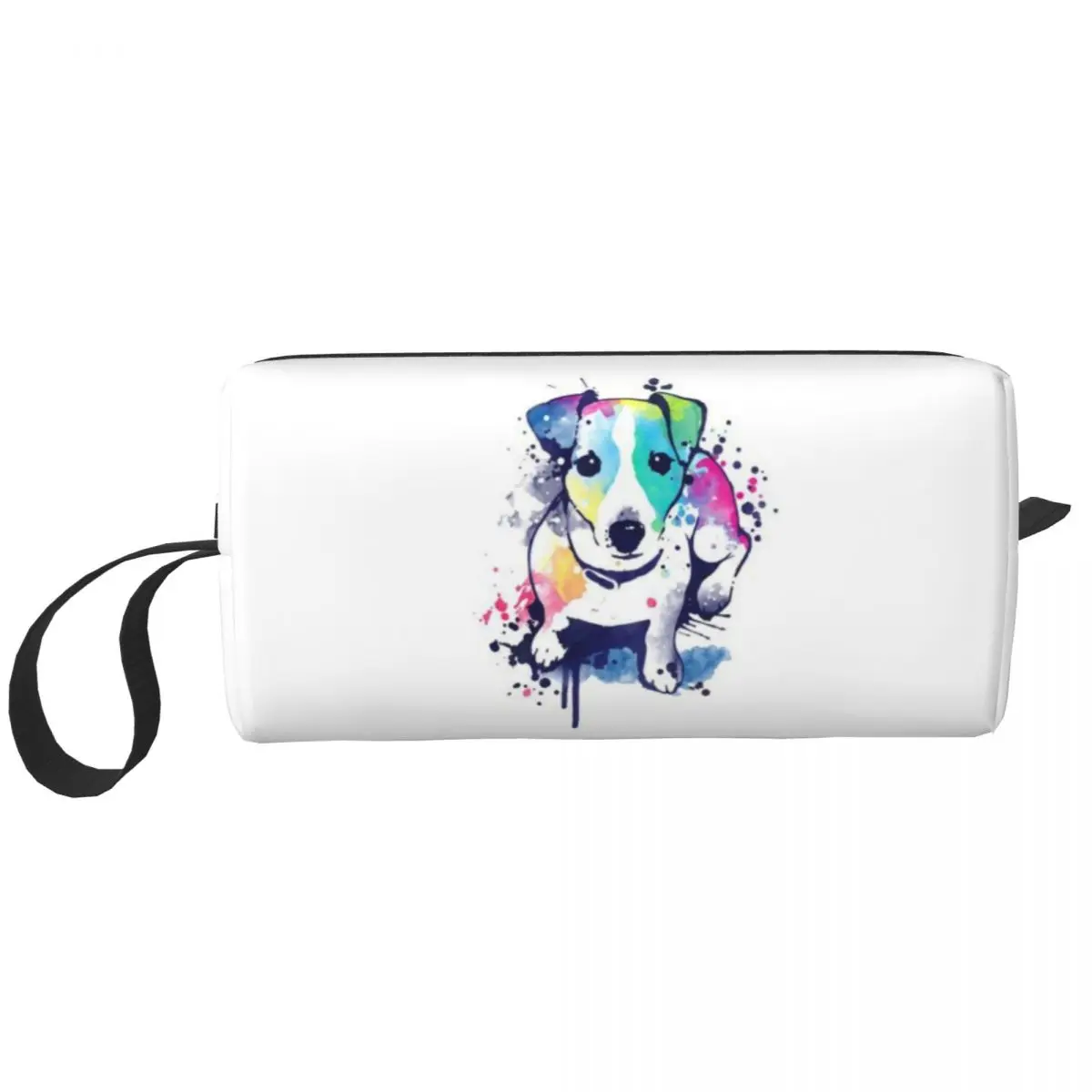 

Custom Jack Russell Terrier Dog Art Travel Cosmetic Bag Women Makeup Toiletry Organizer Ladies Beauty Storage Dopp Kit