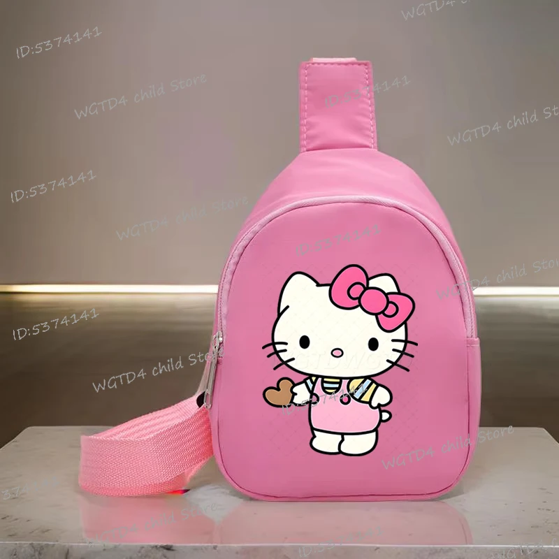 

Hello Kitty Kawaii Chest Bag Long Strap Shoulder Bags Light Weight Mini Bag Kids Gifts Girls Single Shoulder Crossbody Bag