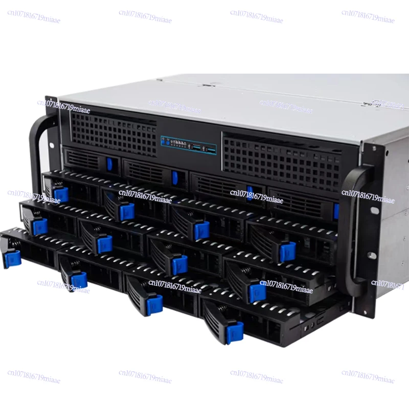 New 4U-R4416 Hot-swappable Server Industrial Chassis 16 Hard Disk Bits, Dual Main Board ATX Power Bits