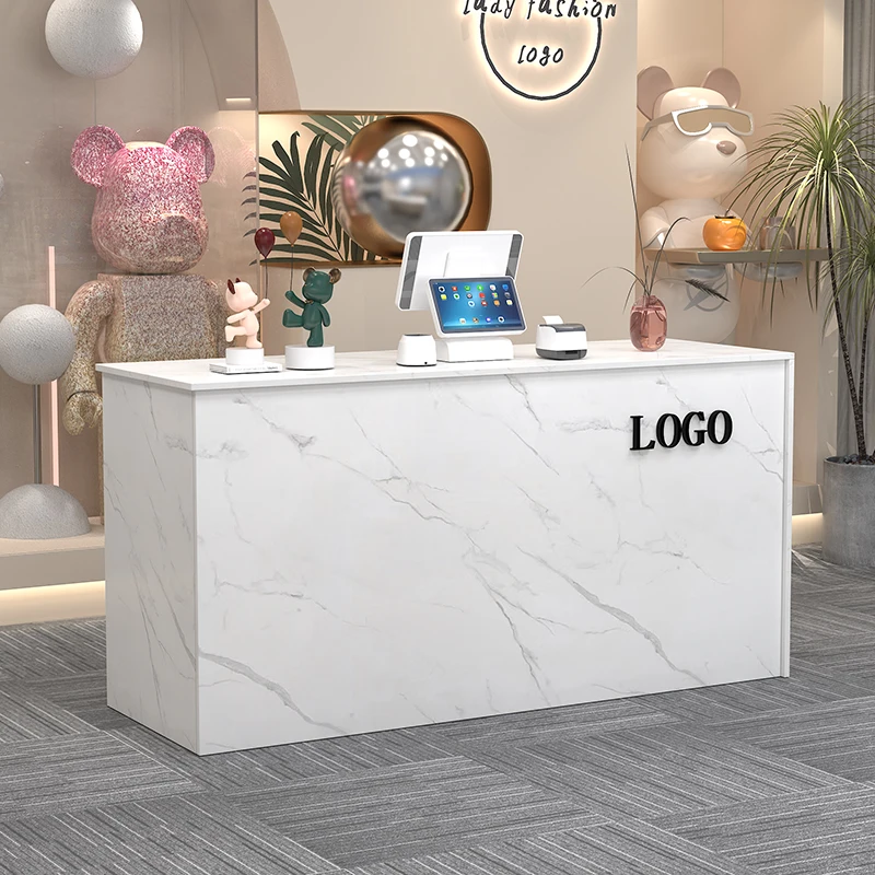 Cashier Counter Reception Desk Front Luxury Cash Counter Reception Desk Shop Counter Pulpito Para Igreja Luxury Furniture