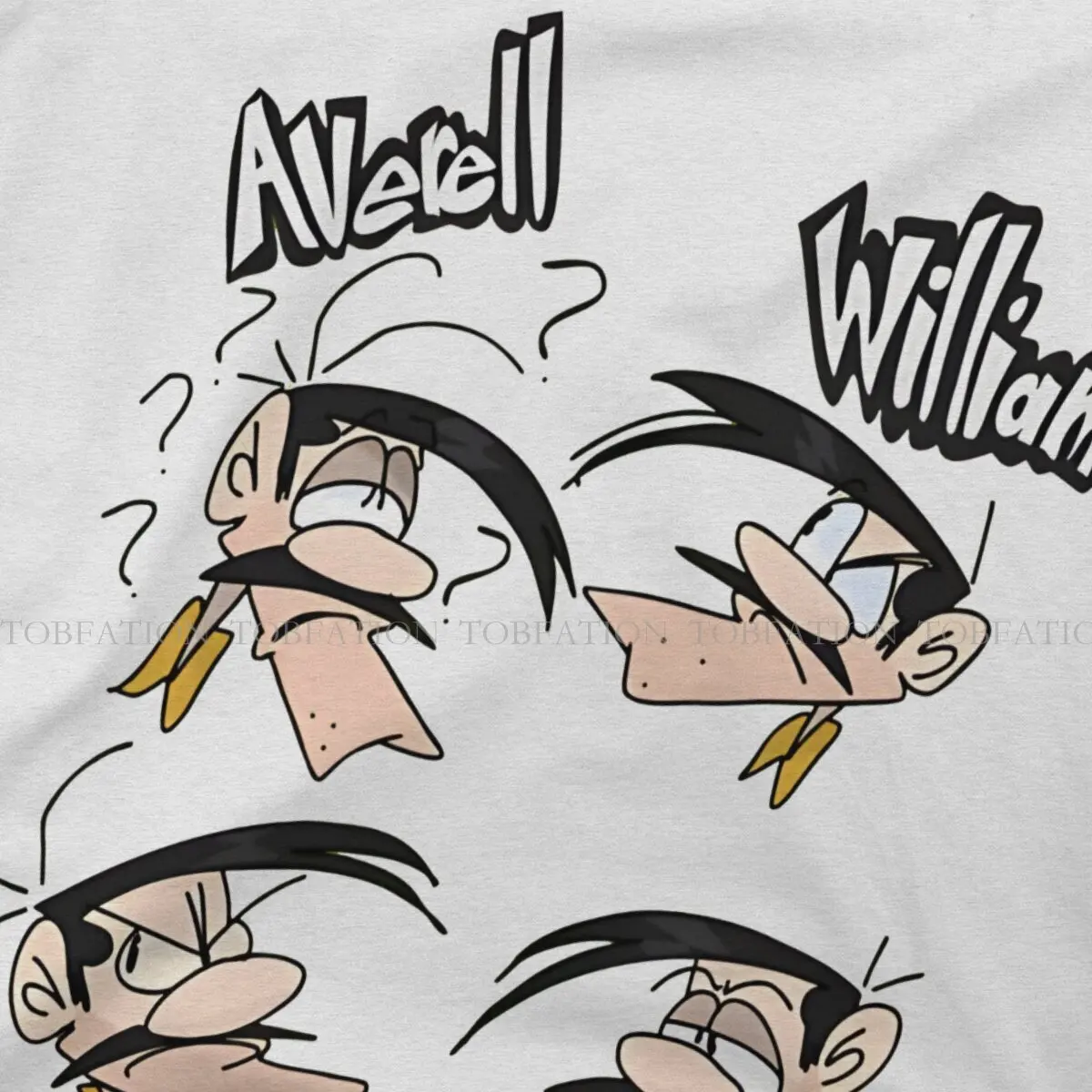 Lucky Luke Cartoon Comic TShirt for Men The Daltons Basic Casual Tee T Shirt Novelty New Design Fluffy image 3
