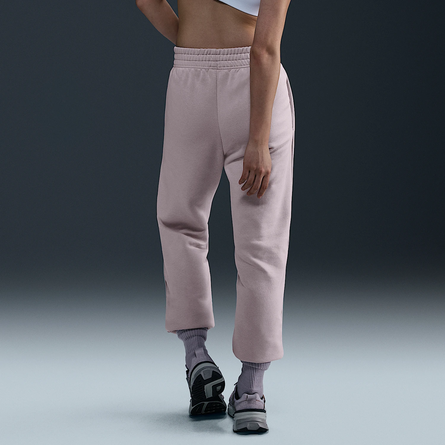 Nike genuine Sportswear women's knitted ankle tied casual pants BV4090-019