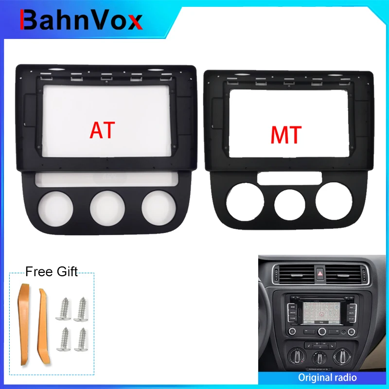 10 inch Android Car Radio frame for Volkswagen VW Jetta Bora Mk5 Vento GLI 2005-2010 2din Stereo GPS Fascia bezel Panel Adapter