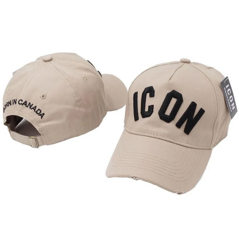 Gorra de béisbol informal con bordado de icono monograma, correa ajustable para el hombro, tela ligera de poliéster