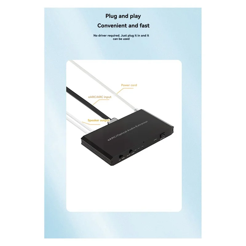 B04C-Audio Decoder 7.1 Channels To Connect To Powe Power Supply Type-C Converter Accessories - view 3