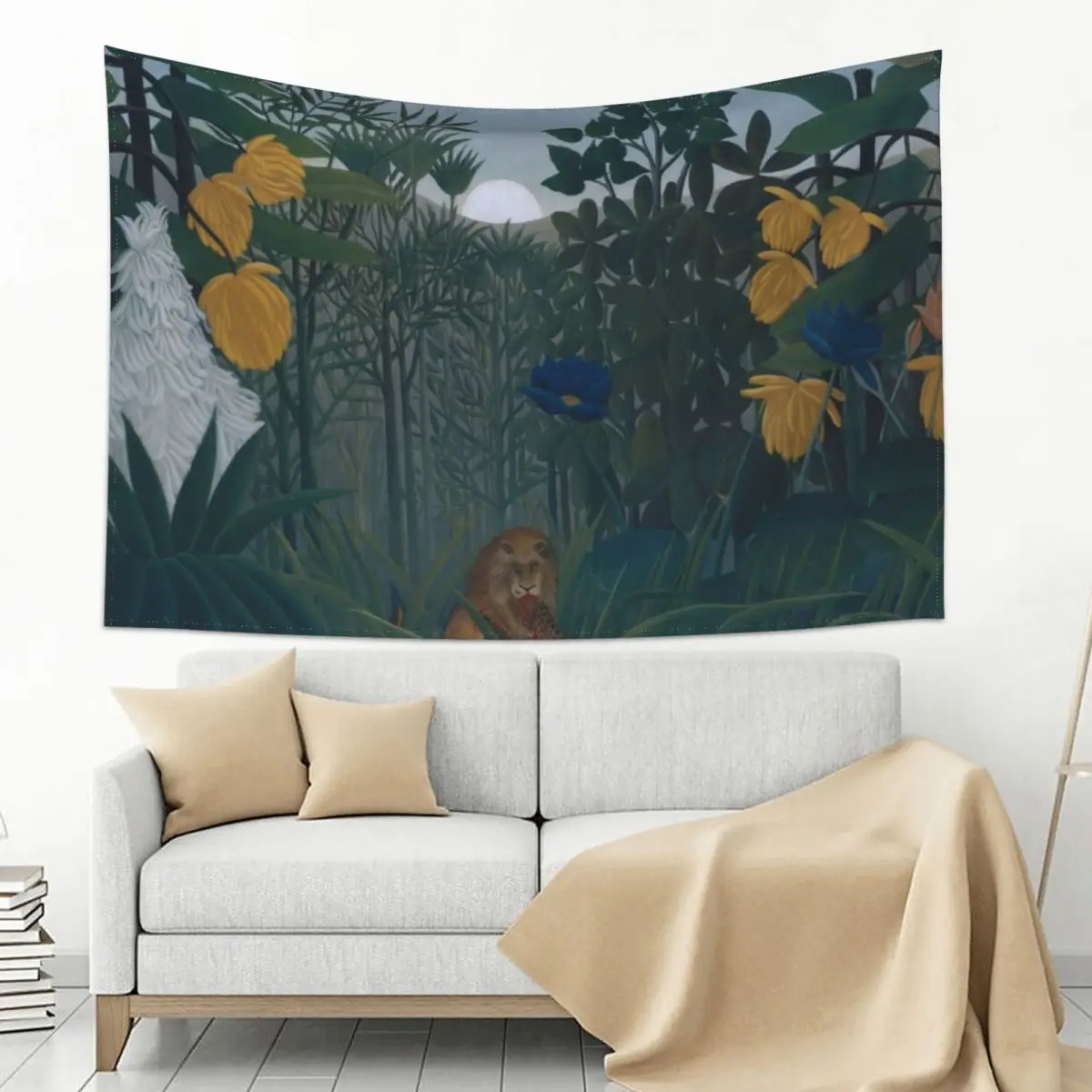 

Henri Rousseau. The Repast of the Lion, 1907. Tapestry