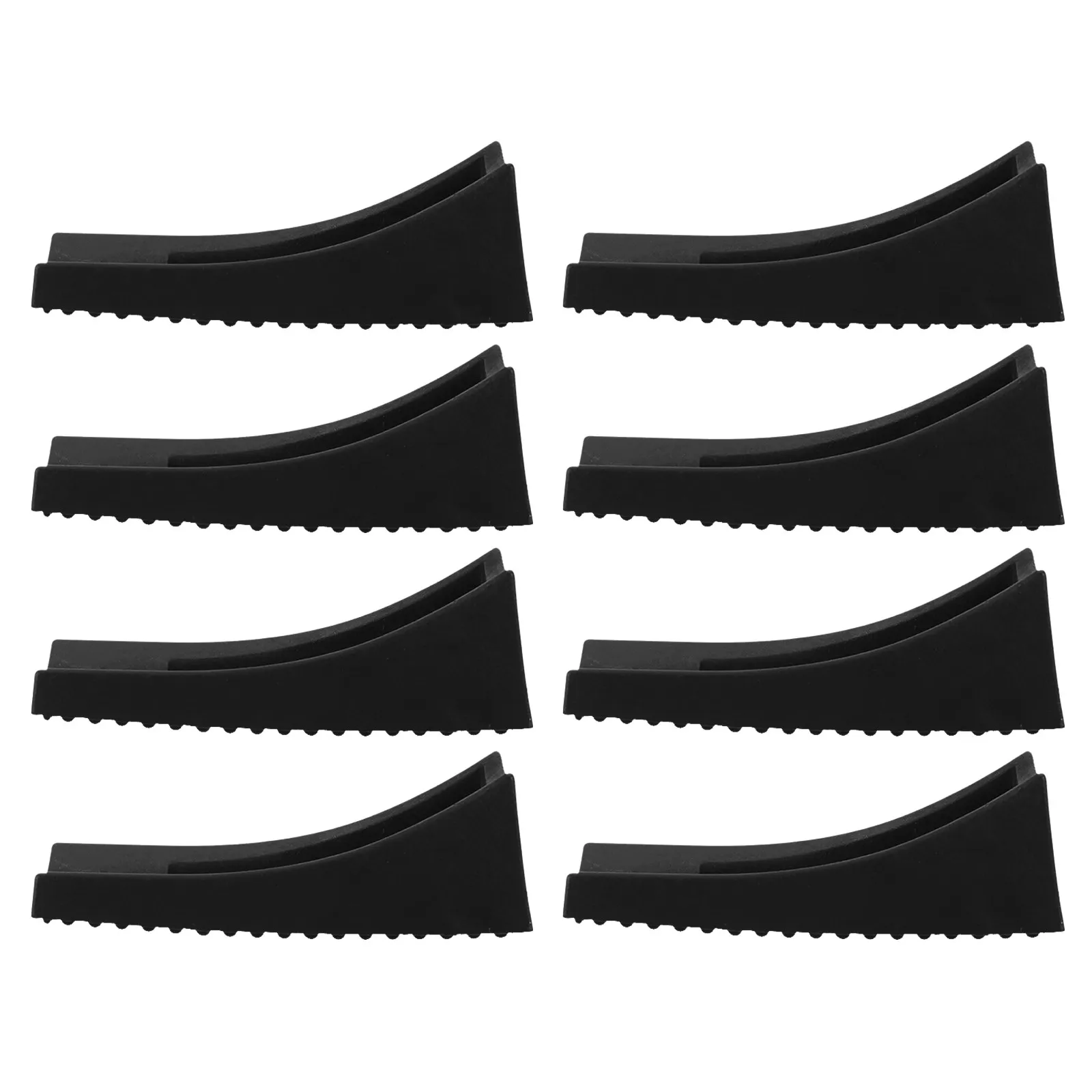 8Pcs Chair Leg Floor Protectors Sled Base Pads Plastic Nonslip Reception Guest Chair Leg Tips Prevent Scratches
