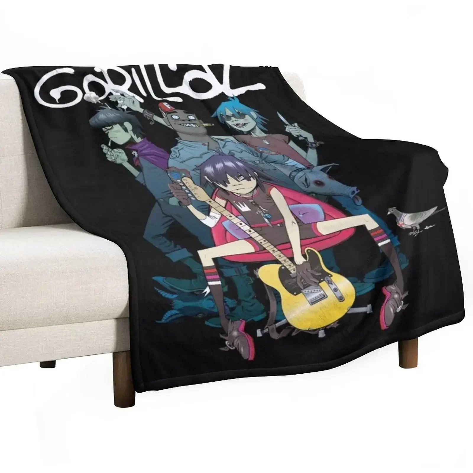 Copy of A road to somewhere one gorillaz ,gorillaz gorillaz gorillaz Throw Blanket For Baby Blankets