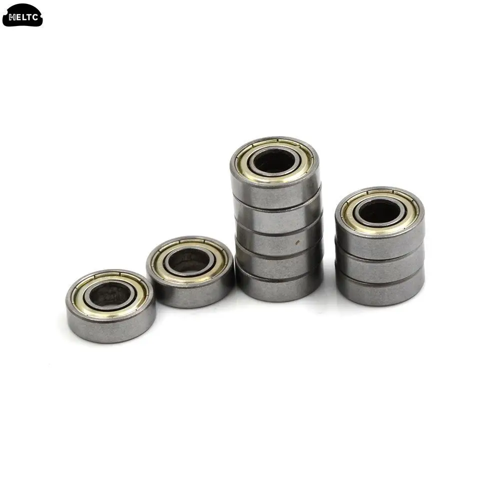 2018 New 10pcs/lot F698-2RS Carbon Steel Bearings 8x19x6 mm Miniature 698RS Ball Bearings High Quality 698 Z ZZ Bearings