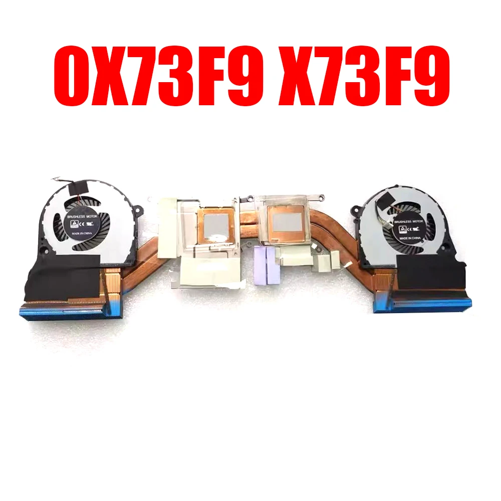 

0X73F9 X73F9 Laptop Heatsink&Fan For DELL G5 5587 G7 7588 P72F002 AT27R002FF0 New