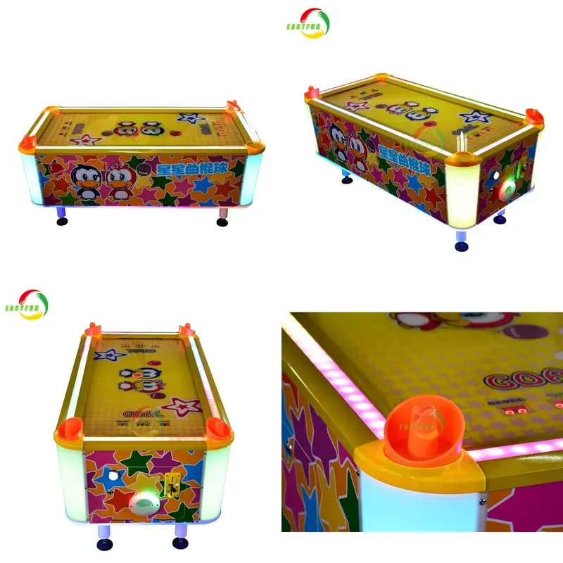 Children Air Hockey Table Coin Operated Indoor Game for Kids