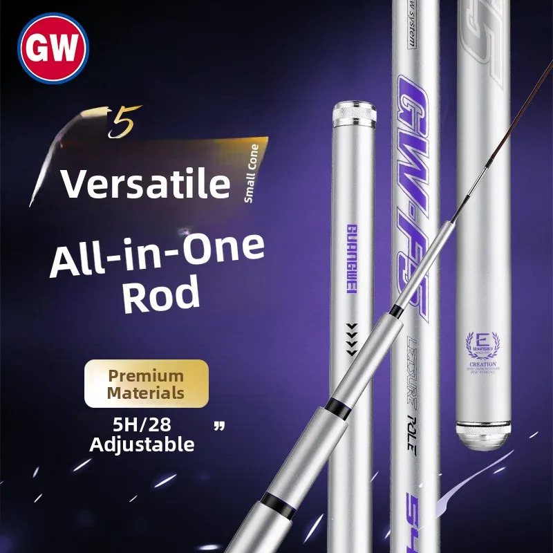ultra-hard-carbon-fishing-rod-gw-handheld-taiwan-fishing-rod-72m-tuning-for-carp-and-grass-fish-new-model-outdoor-camping-tra