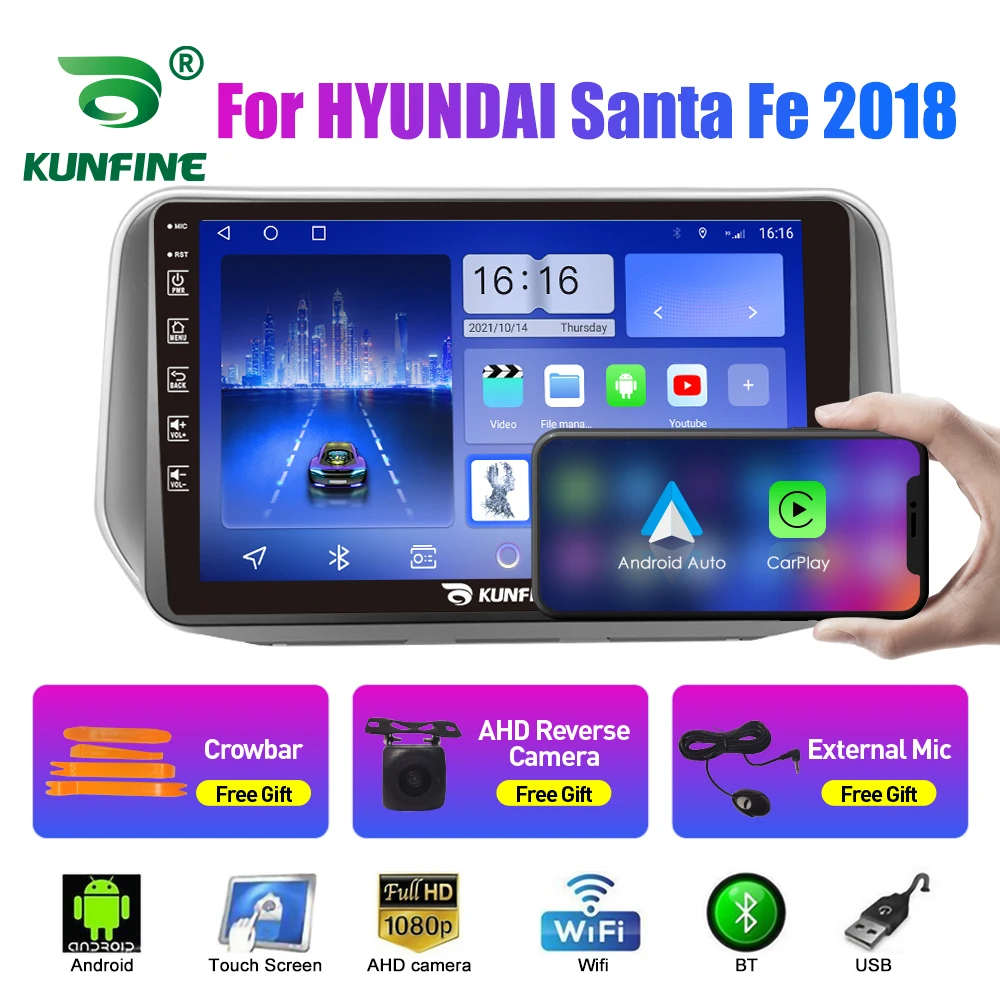 

10.33'' Car Radio For HYUNDAI Santa Fe 2018 2Din Android Stereo DVD GPS Navigation Video Player Multimedia Carplay Android Auto