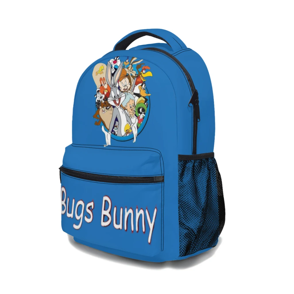 Nuova borsa da scuola per bambini Looney TunesPattern alla moda zaino leggero con stampa carina