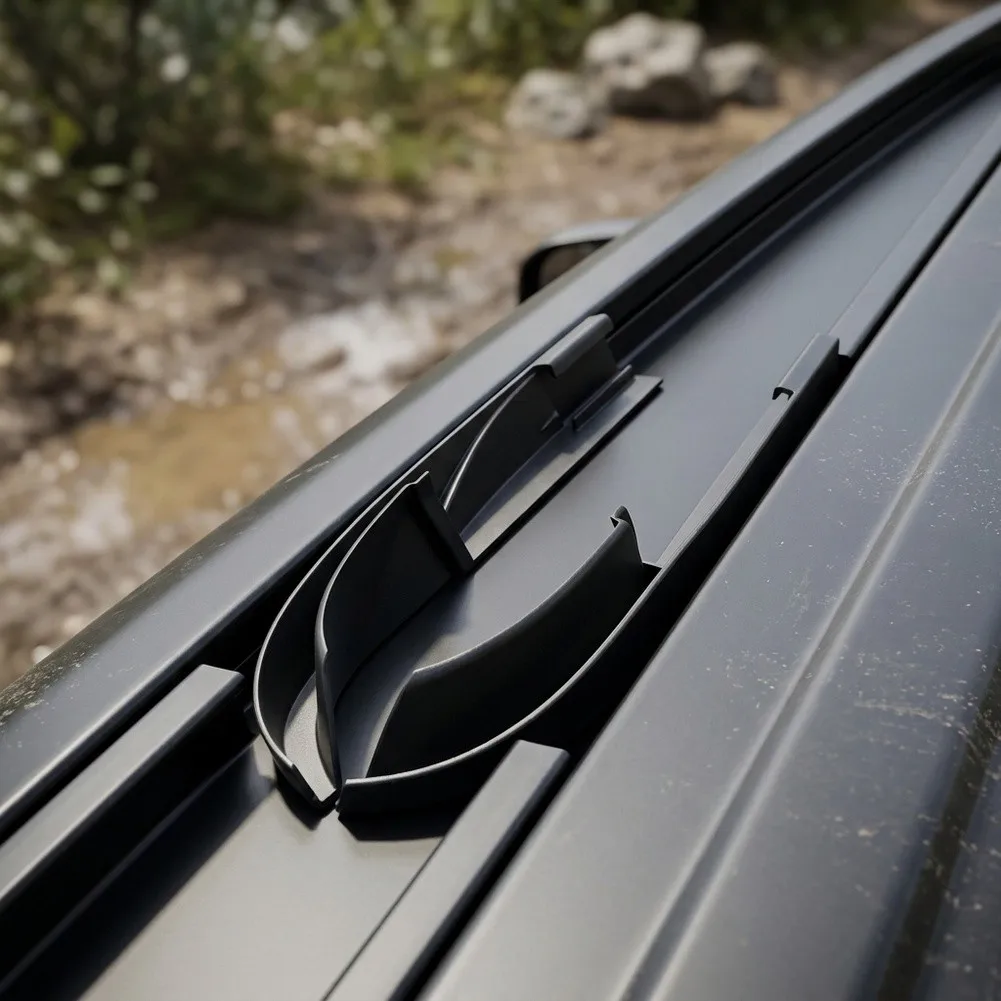Roof Rainwater Guide for Wrangler For JK 2007-2017 Equipped with Extended Drain Channel for Reliable Water Management