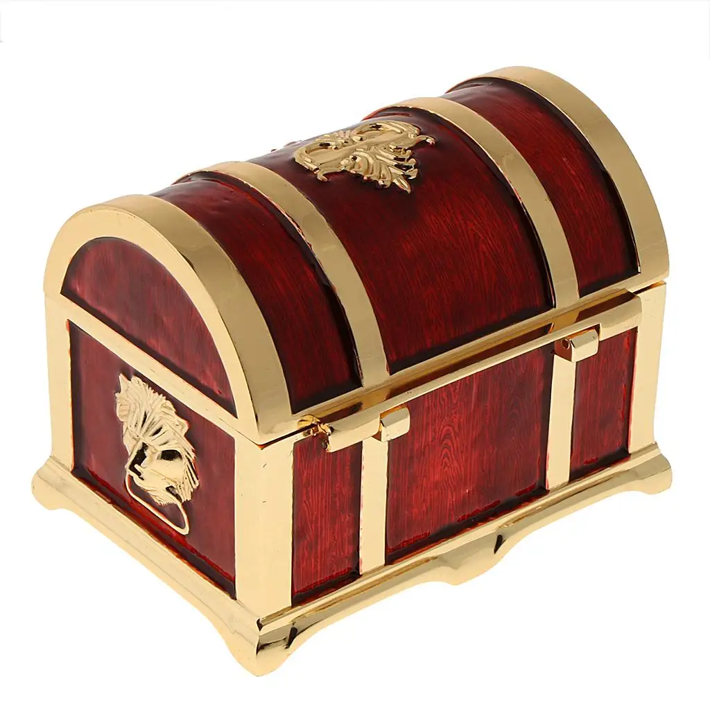 Jewelry Box Organizer Soft Velvet Interior Trinket Case for Necklace Earring Bracelet Storage