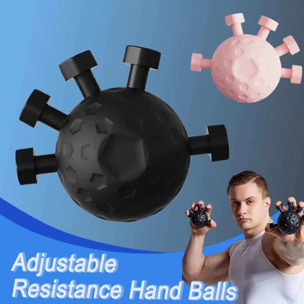 Adjustable Resistance Hand Balls Eagle Claw Finger Strength Trainer Hand Grip Strengthener Exerciser for  Forearm Strength