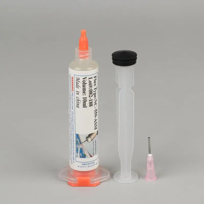 Nc-559-asm Flux Bga Balls,Liquid Solder For Soldering Syringe Solder Paste 10ml Flux For Soldering No Cleaning Welding Tools