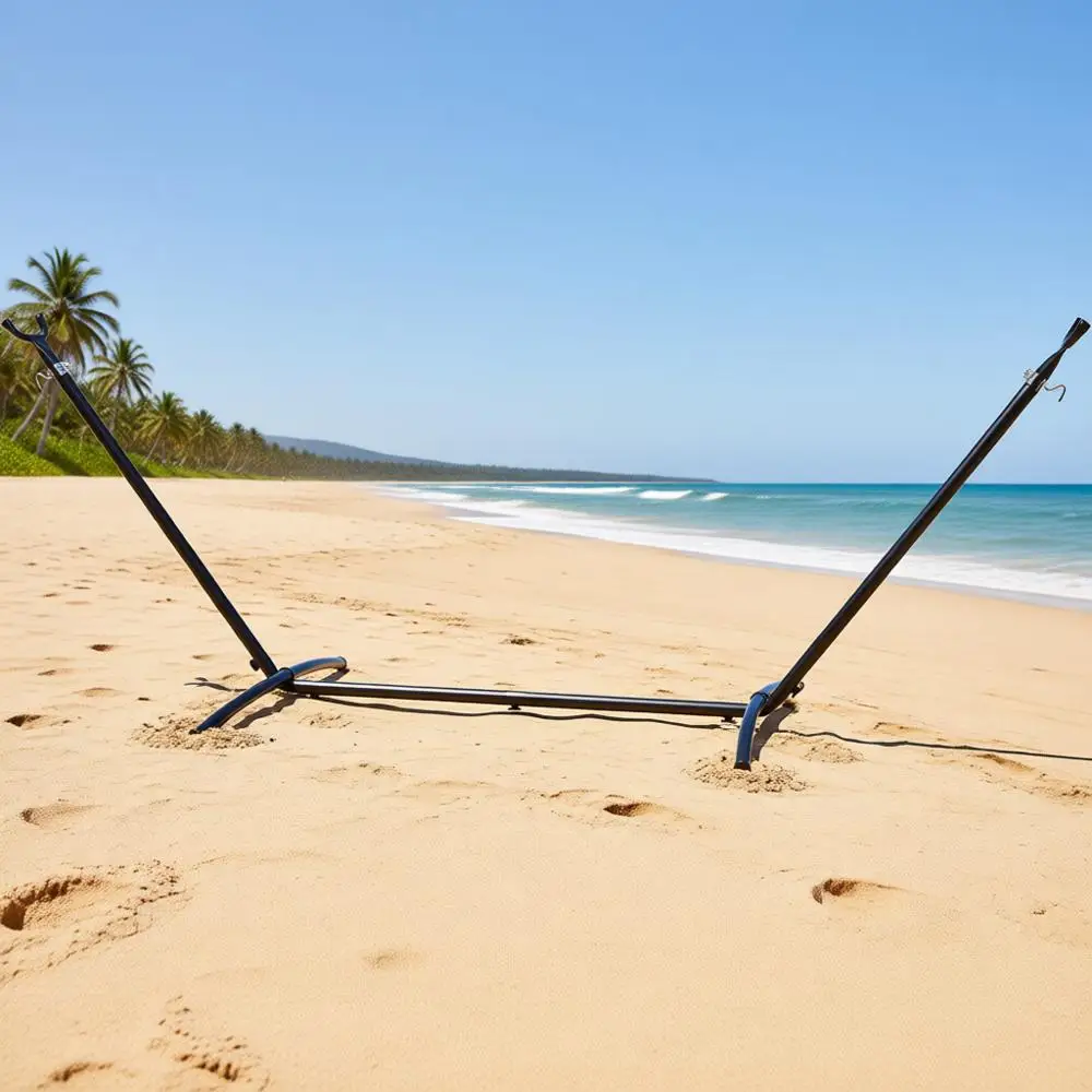 

Portable 2-Person Heavy-Duty Hammock Stand with Carrying Case, 9 Feet, Black
