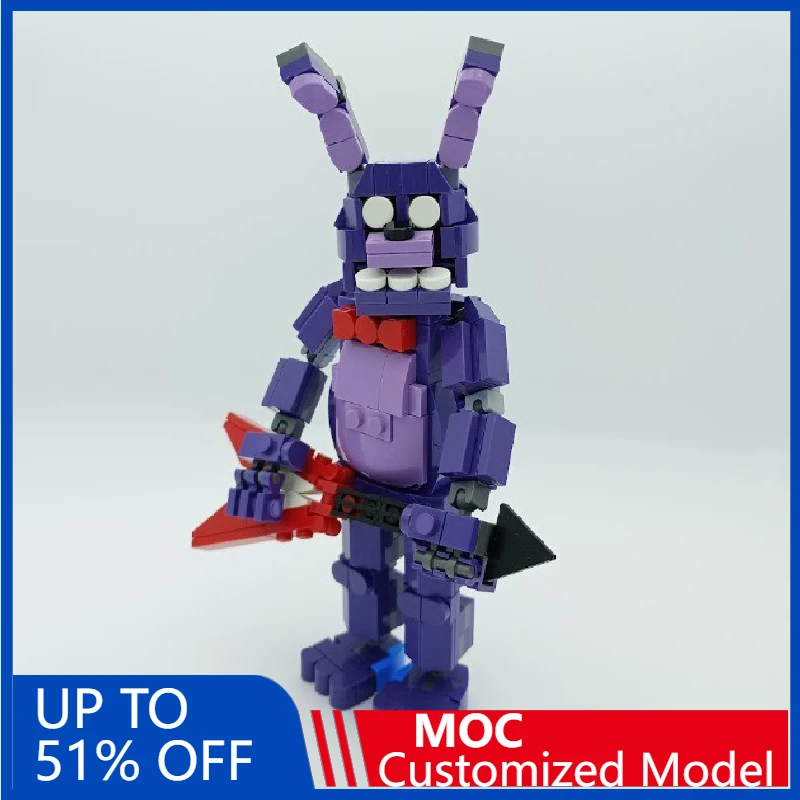 

300 Pcs MOC Music Rabbit Display Model DIY Building Blocks Technology Assembly Creative Types Toys Kid Birthday Surprise Gifts