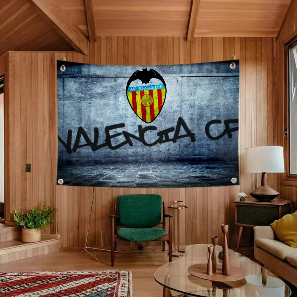 Penetrationsflagge, Outdoor-Dekorationen, Valencia CF-Dekoration, ästhetische Wanddekoration, dekorative Flaggen und Banner, lustiger Garten