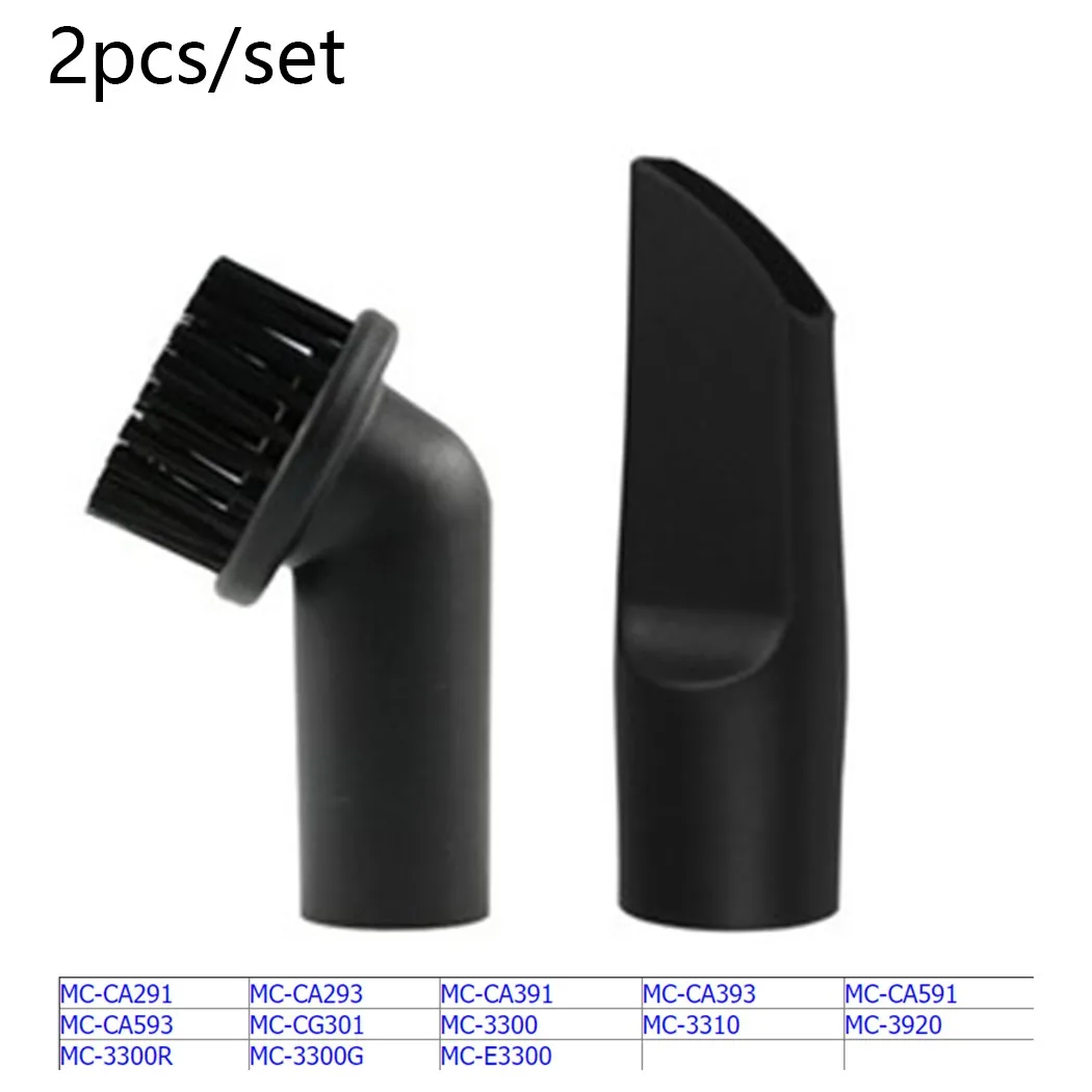 

Brush Nozzle Dusting Crevice Stair Tool 2 In 1 Kit Compatible with For Panasonic MC CG301 MC 3300RMC 3300GMC E3300