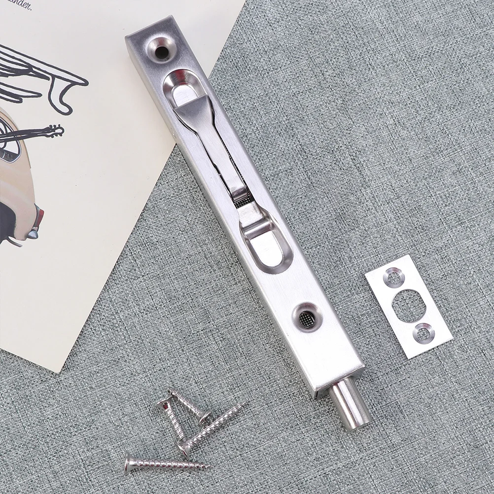 

2pcs Stainless Steel Fire Door Latch Concealed Spring Bolt For Home Security Door Lock Garage Shed Workshop Cabinet Hardware