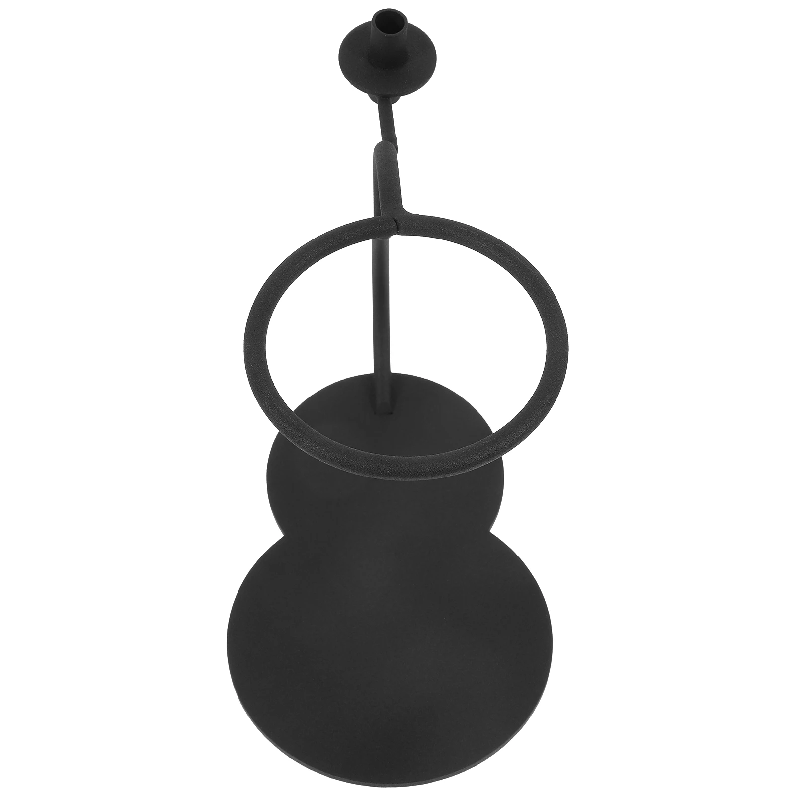 

Cast Iron Teaware Rack Black Gourd Design Drip Tea Strainer Kit Stand Desktop Organizer for Home Office Use Tea Infuser Holder