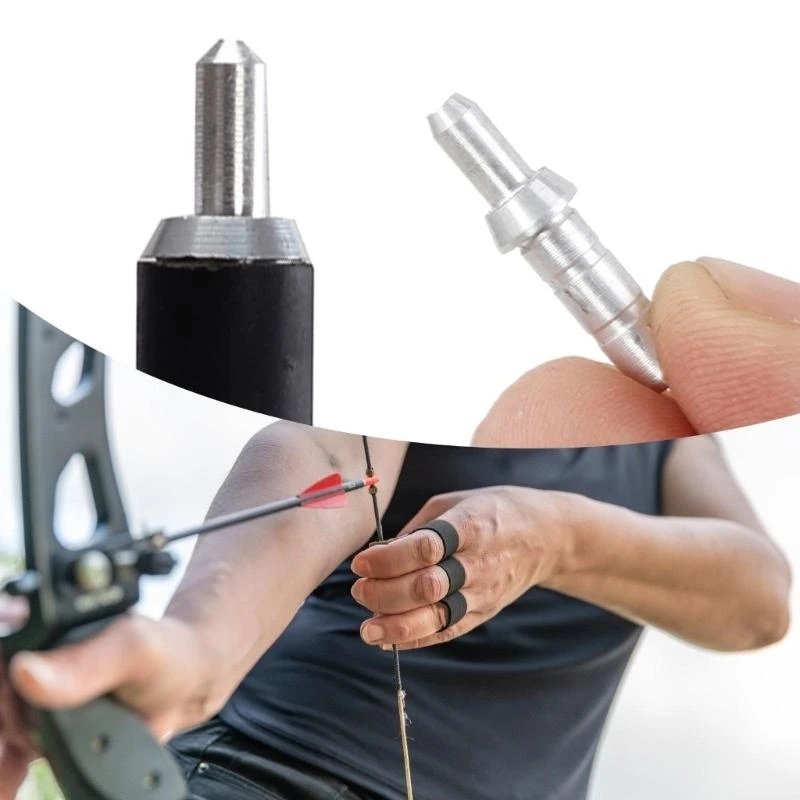 

10Pcs Shootings Aluminum Alloy Tail Pin Replacement Arrows Tail Pin for Arrows Shafts 4.2mm Compound Recurve Bows Arrows