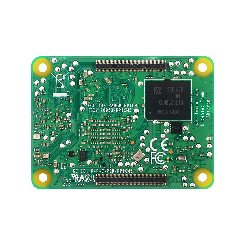 Raspberry Pi CM5 BCM2712 Quad-core Coxtex-76 Dual 4K Output+HDR 800MHz Video 16/32GB eMMC With/Without Wi-Fi