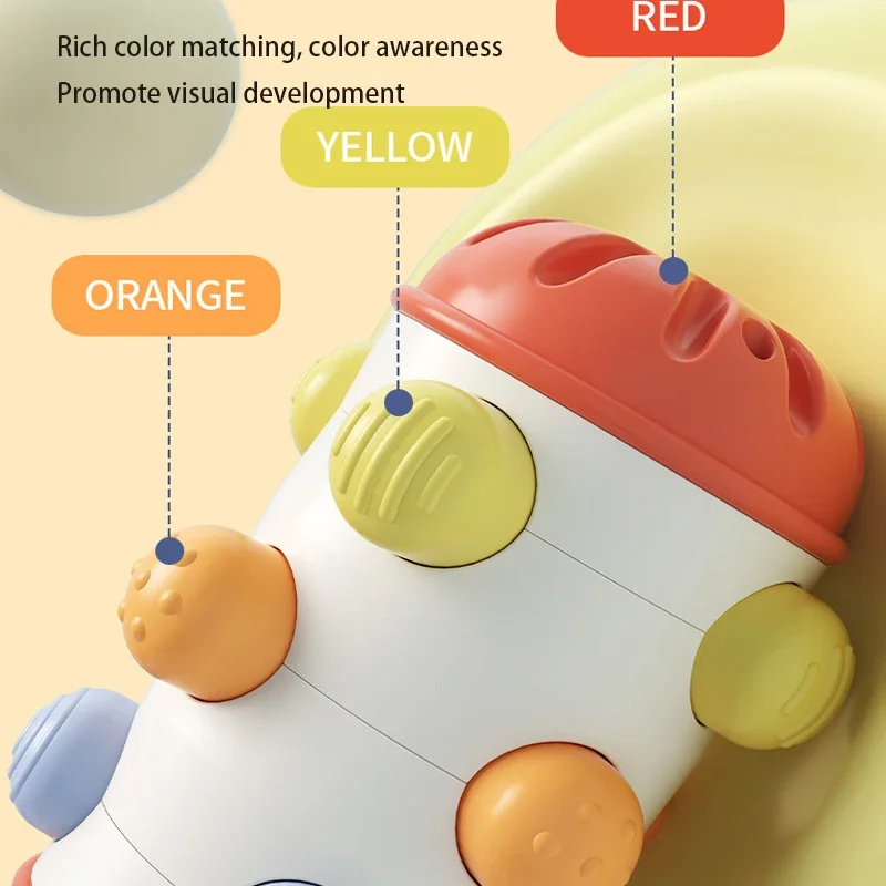 Baby Toys 12 To 24 Months Educational Toddler Baby Toy Press To Train Finger Color Recognition Toys for Baby 1 To 3 Years