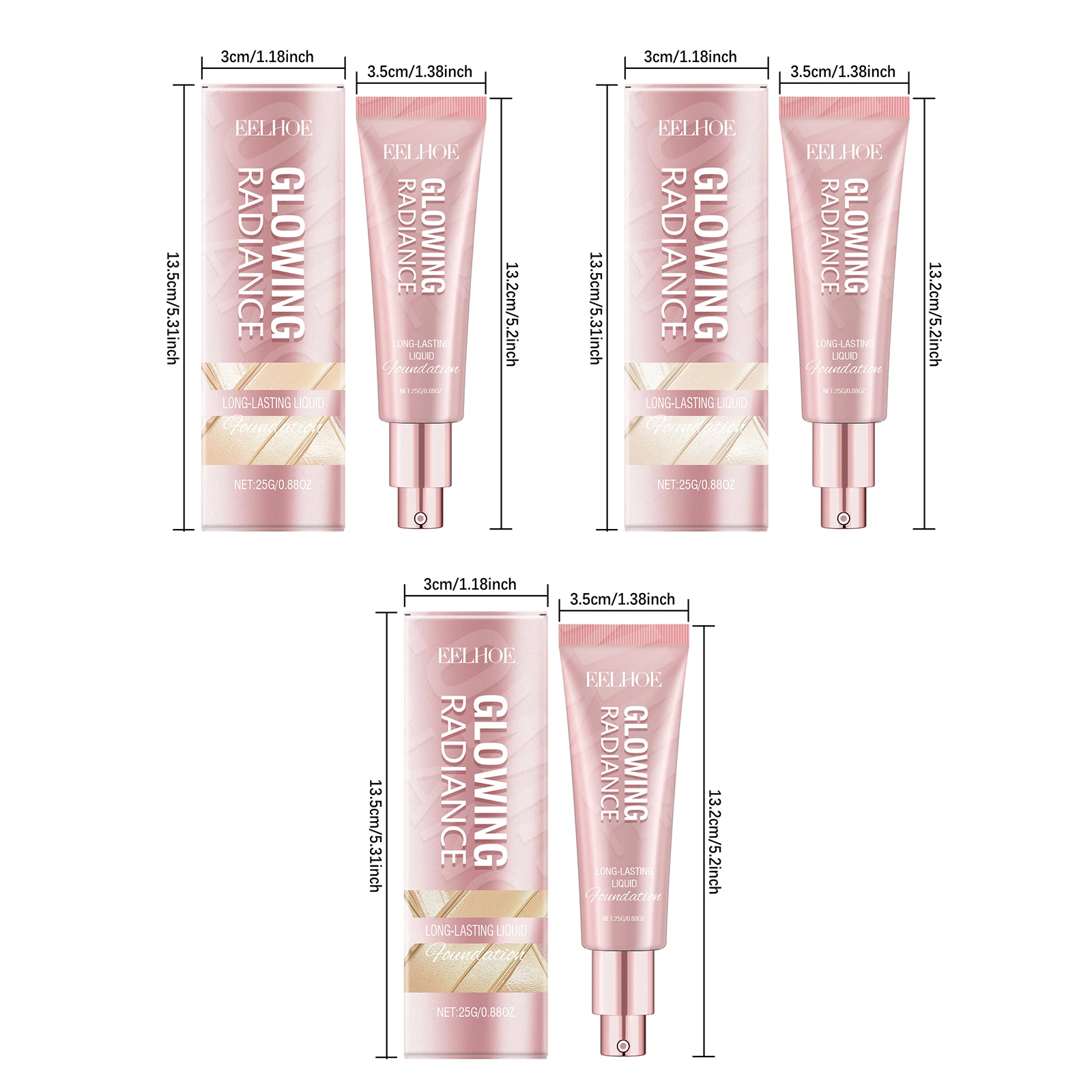 Base líquida facial, creme bb fosco com controle de óleo, à prova d'água, corretivo de longa duração, cobertura completa, cosméticos hidratantes