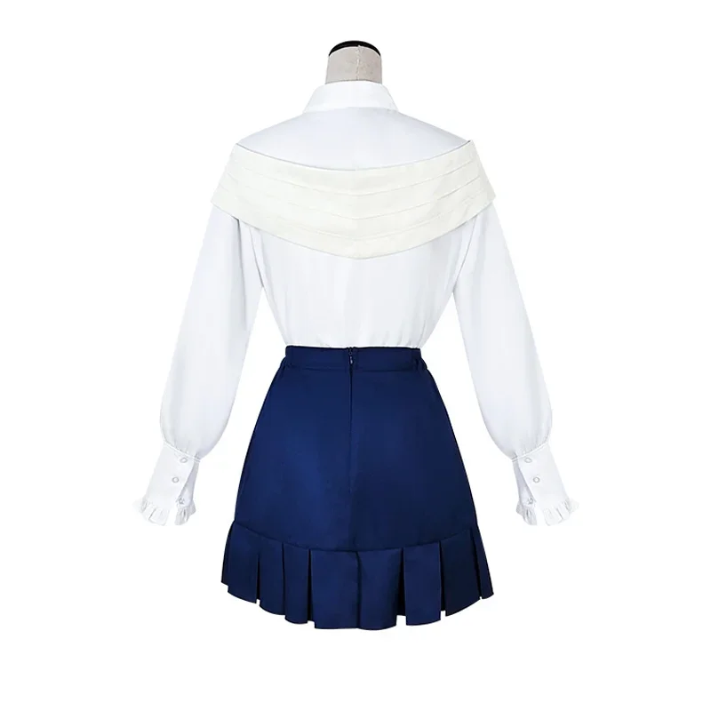 Disfraz de Cosplay de heroína de juego ligero y nocturno para mujer, falda larga Lolita informal diaria, conjunto completo, trajes de fiesta de Halloween