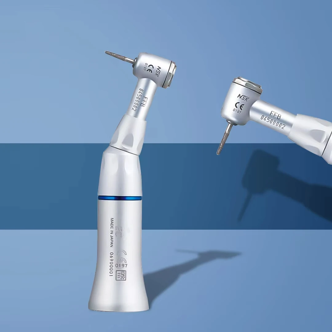 FFB/FPB Dental 1:1 Direct Drive Contra Angle Low Speed Handpiece Contra Angle Handpiece CA-burs Ø 2,35 mm/FG-burs 1,6 mm