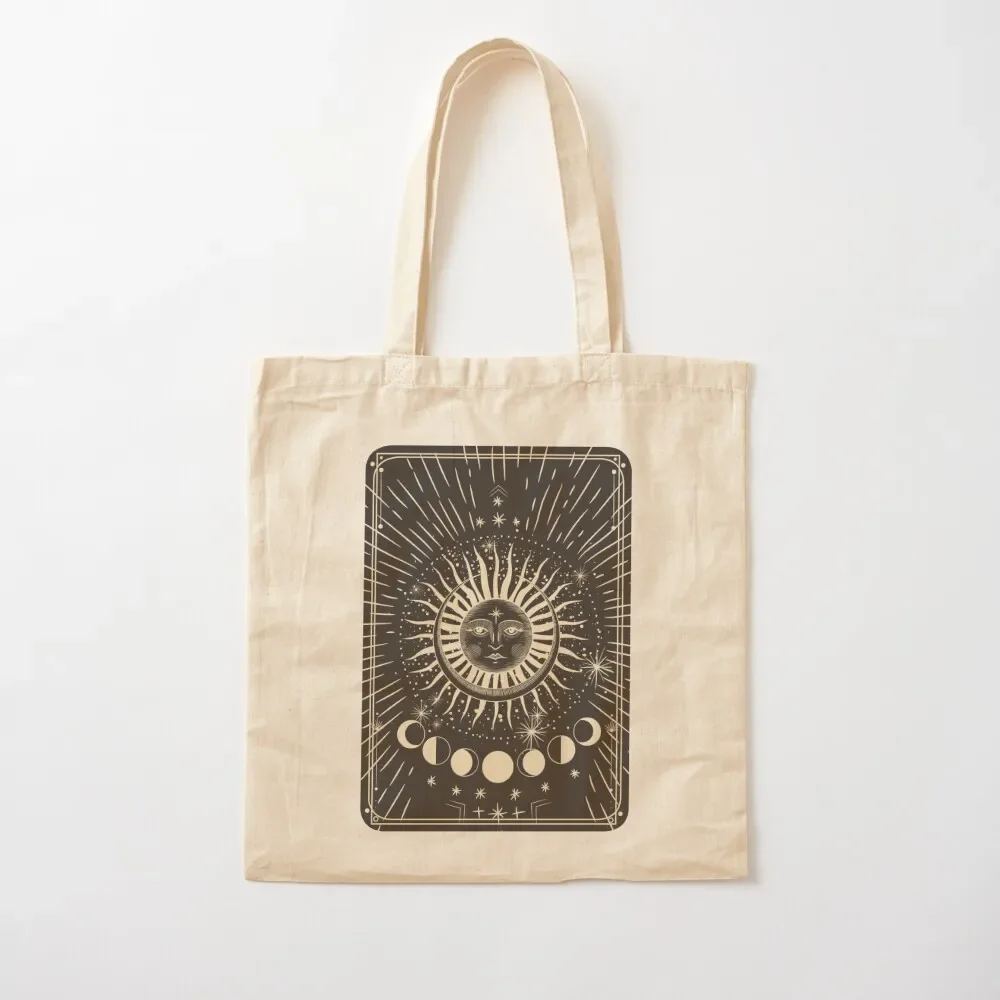 The Sun and the Moon Tote Bag great bag shopping bags foldable eco bag folding Canvas Tote