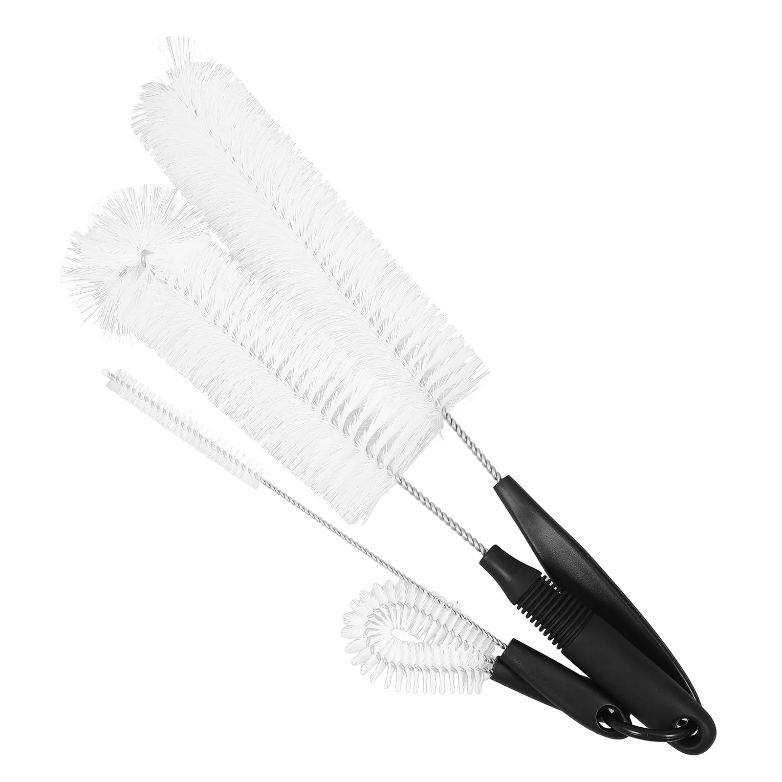 

4 Pcs Bottle Brush Small Brushes for Cleaning Long Handle Cup Washing White Dishwashing Water Scrubber