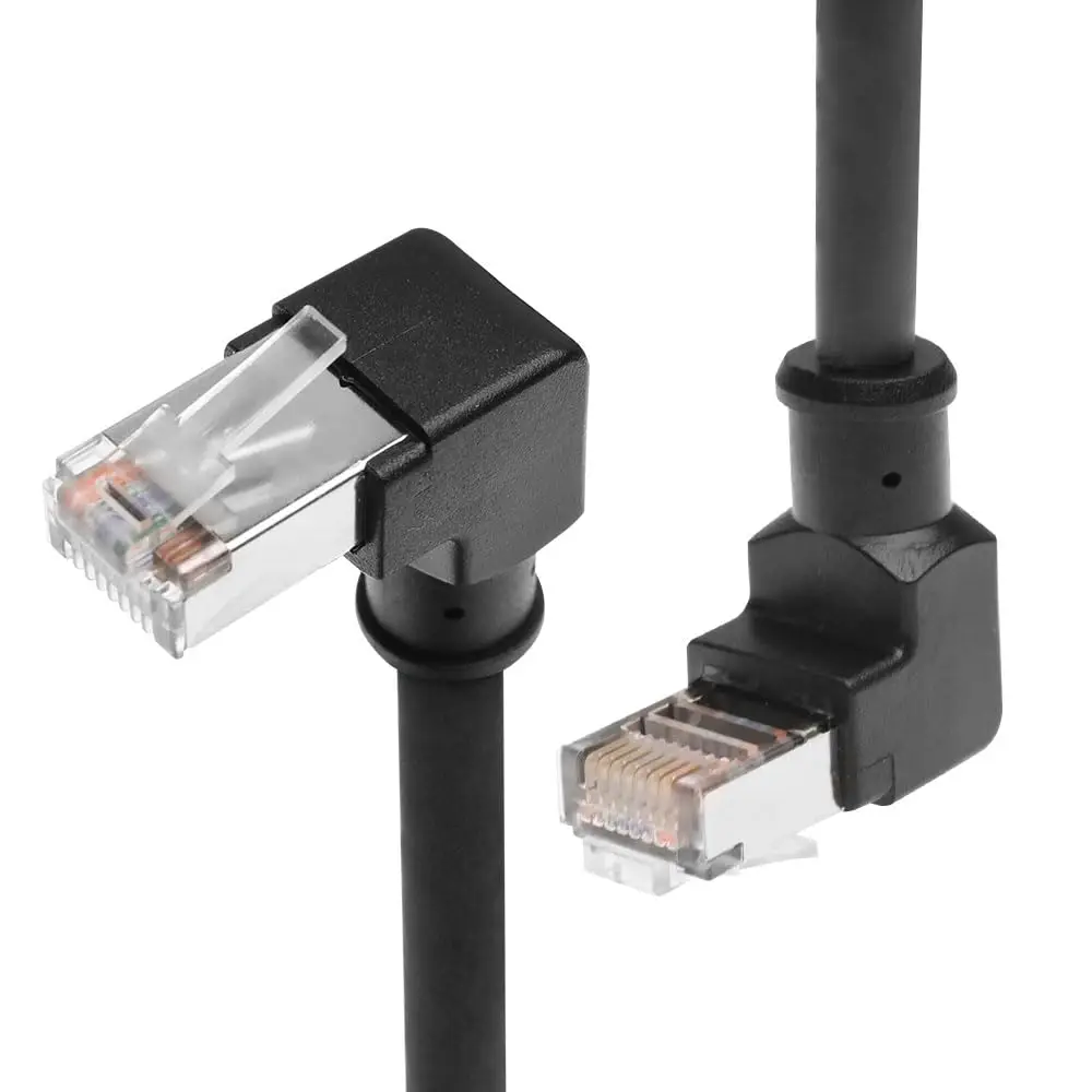 

Кабели Alvin's Ethernet-кабель RJ45, вниз-угольный экранированный промышленный кабель Ethernet Cat6 Profinet, высокоскоростная высокоскоростная цепь с перетачкой