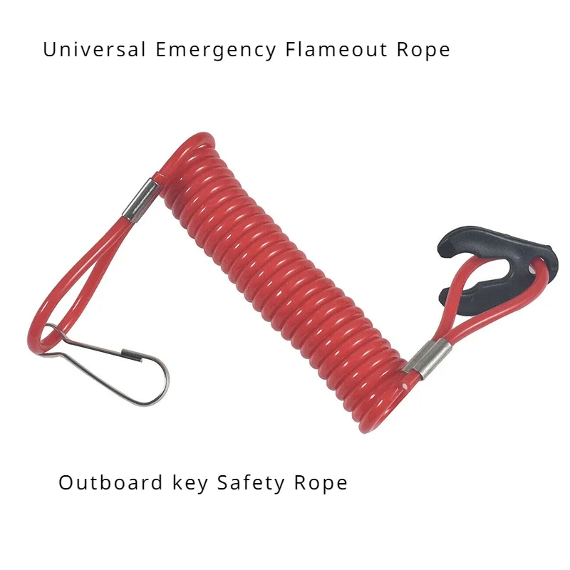 

1Pcs Motorbike Universal Emergency Flameout Rope Parts 703-82510-44-00 Outboard key Safety Lanyard Tether Motorcycle Accessories