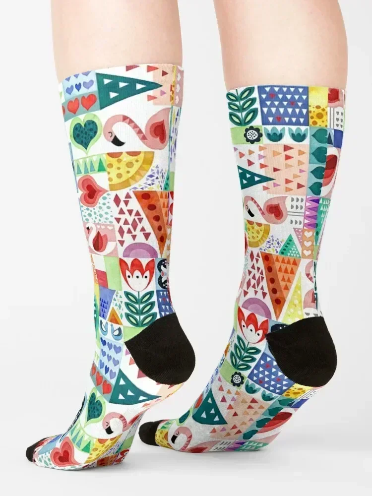 Love birds Socks short aesthetic Christmas Stockings compression Male Socks Women's